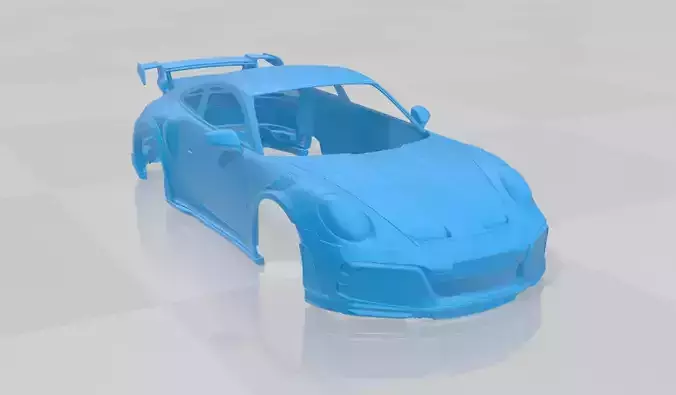 Porsche 911 TECHART GTstreet R 2022 - 3D Printable Car Body