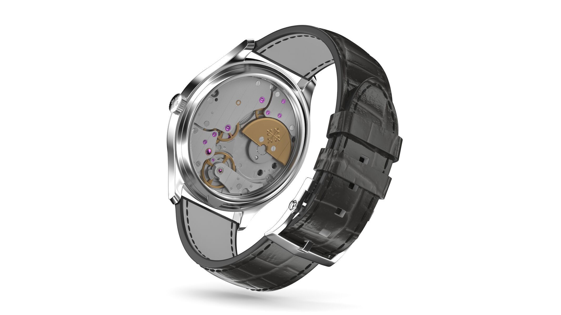 Patek Philippe 7140G Grand Complications Silver 3D model_4