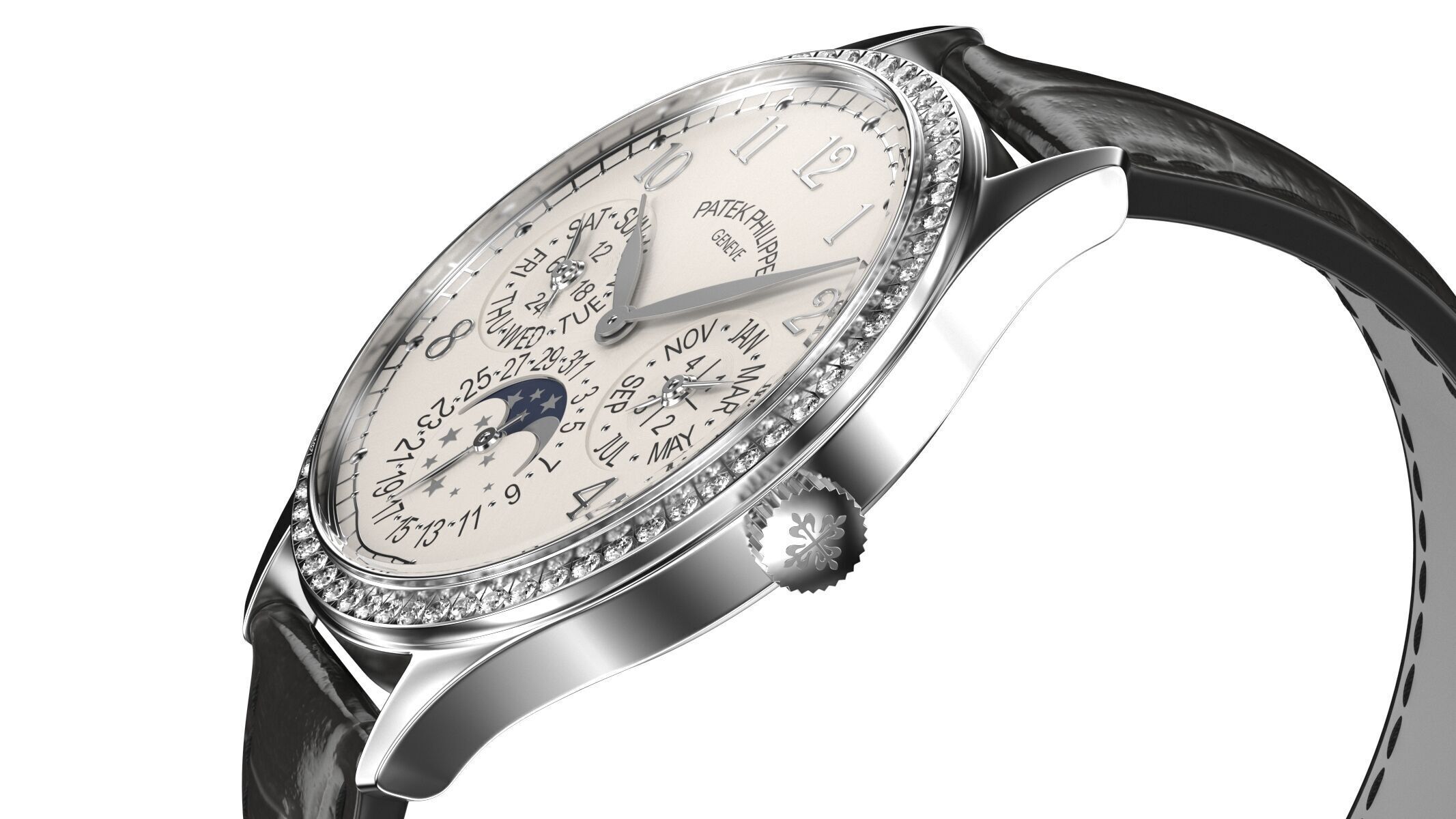 Patek Philippe 7140G Grand Complications Silver 3D model_6