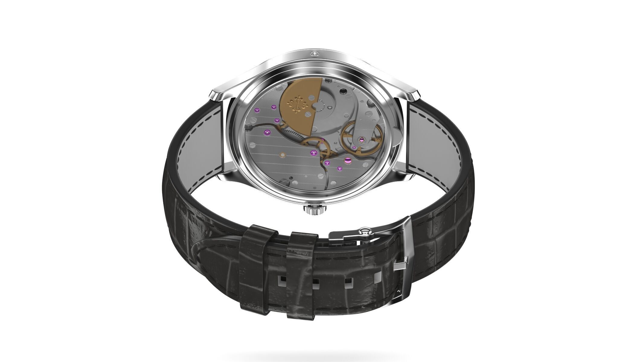 Patek Philippe 7140G Grand Complications Silver 3D model_8