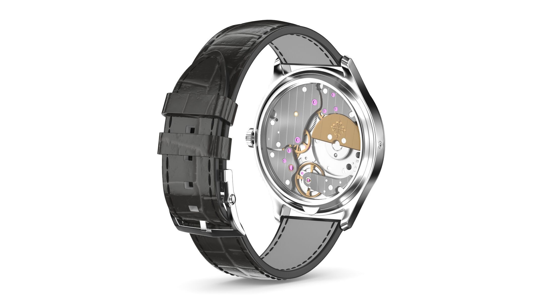 Patek Philippe 7140G Grand Complications Silver 3D model_5