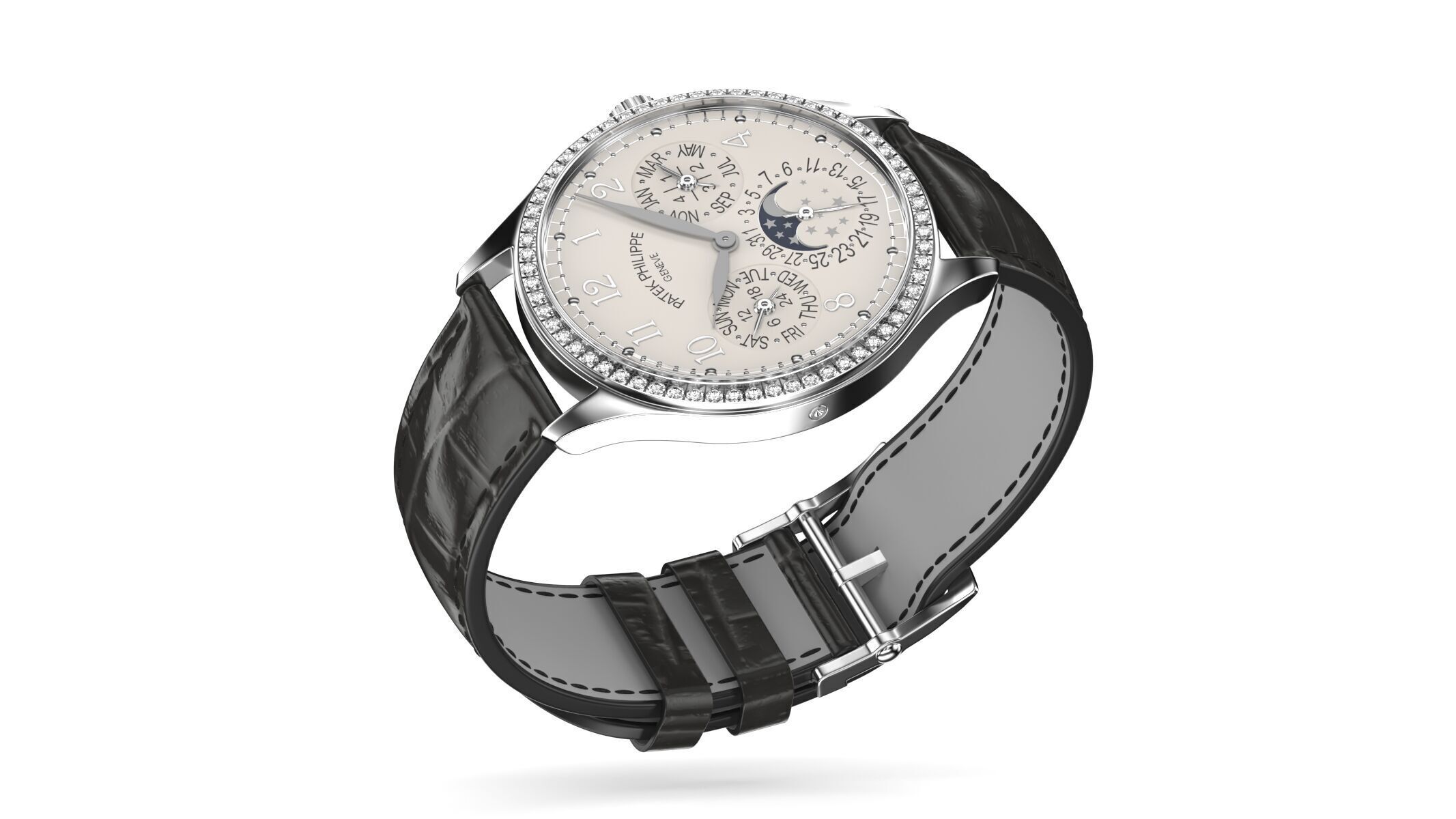 Patek Philippe 7140G Grand Complications Silver 3D model_9