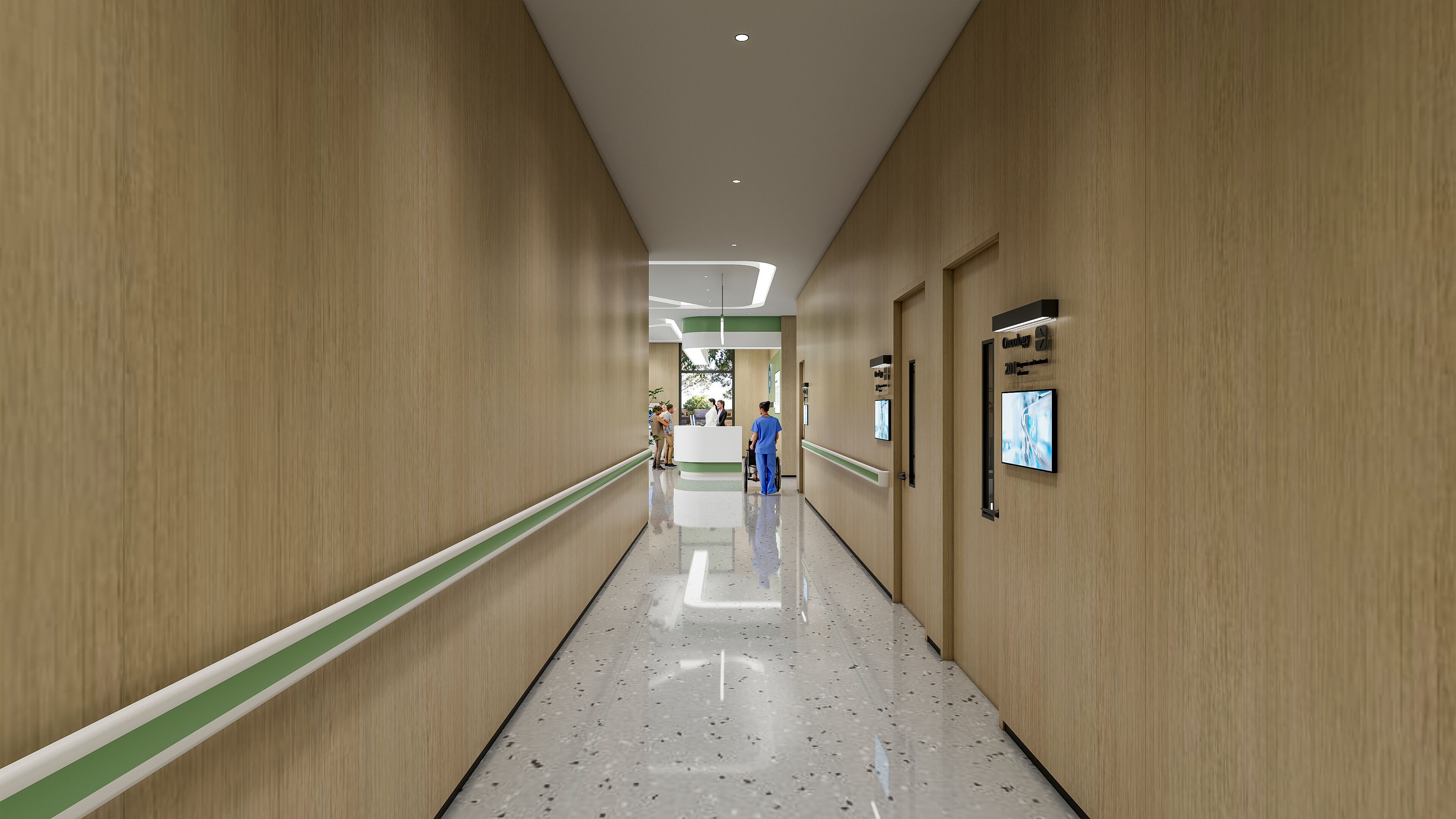Hospital lobby reception hall 9 3D model_24