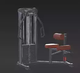 Detailed Gym Equipment 3D Model - Fitness Machine for Printing 3D print model