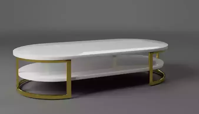 Rounded Coffee Table