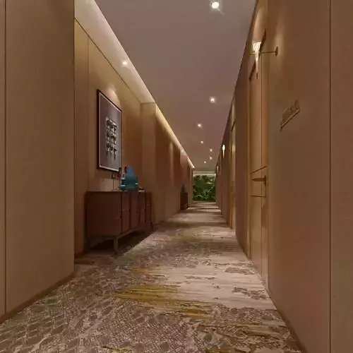 Hotel hallway