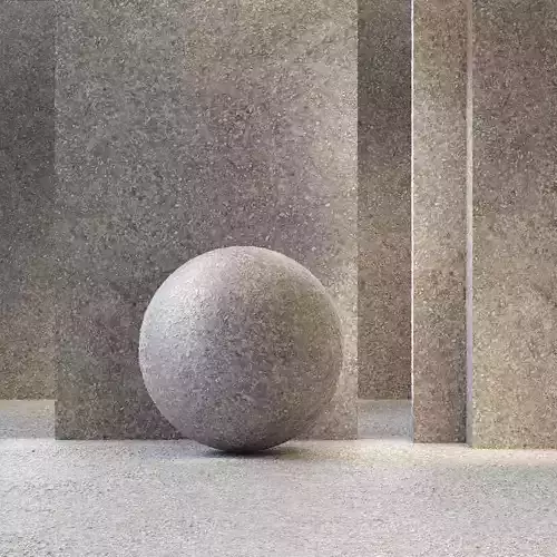 Concrete Pebble - PBR - Seamless - 4k - set05