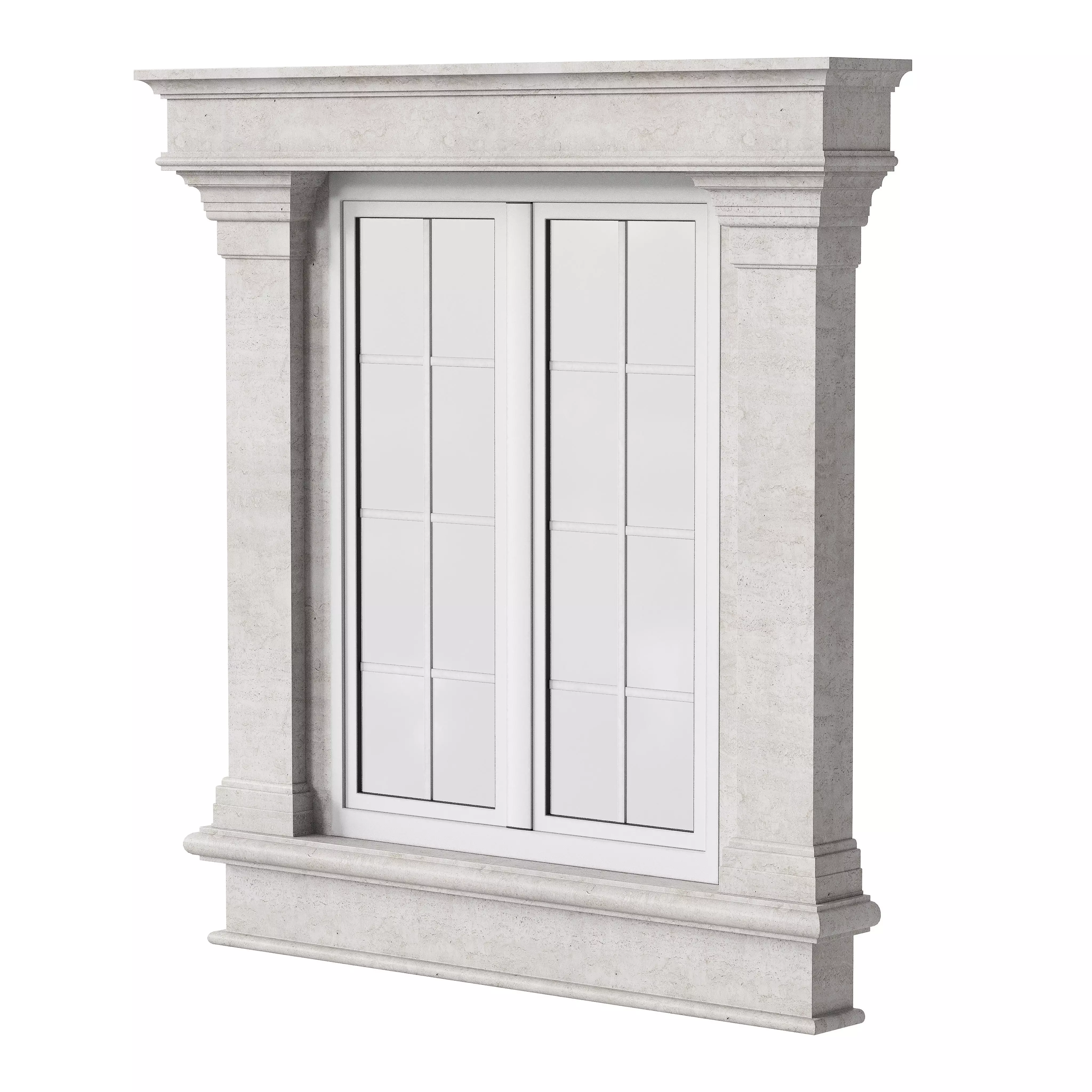 Architectural Classic Window 3D Model 6 3D model_0
