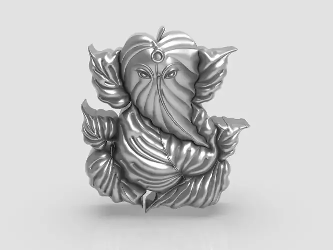 Leaf Ganesha 3D file