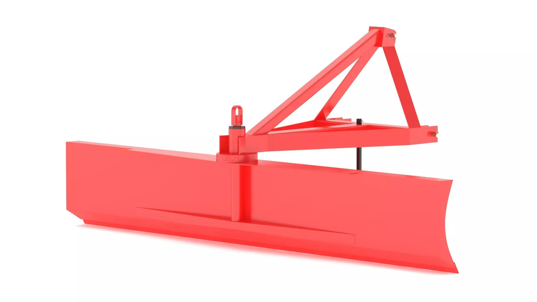 Soil Scraper GS 300 Ground Leveling Equipment 3D model_0