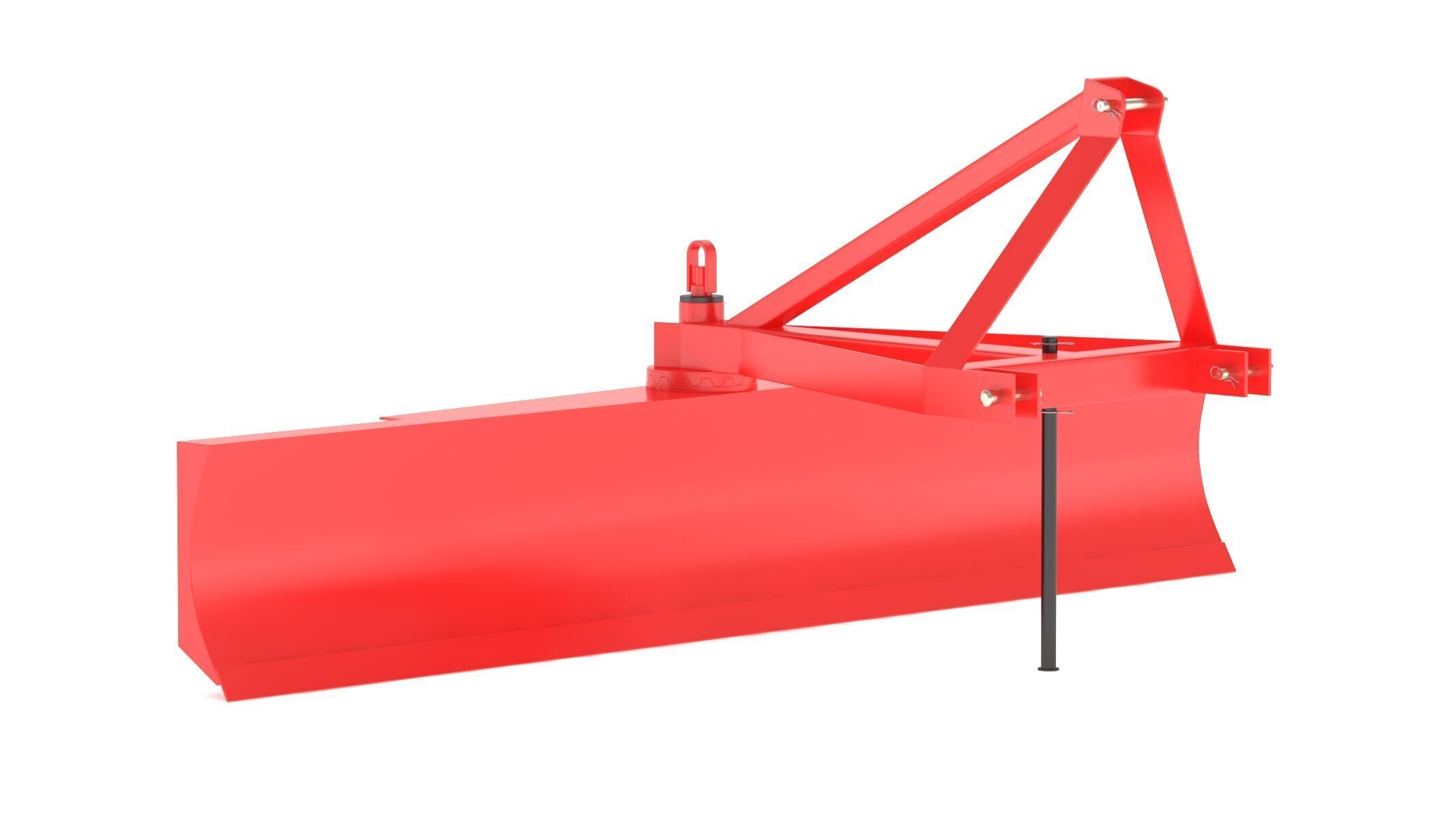 Soil Scraper GS 300 Ground Leveling Equipment 3D model_6