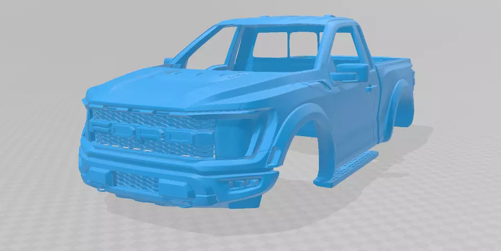 F-150 2022 3D print body car 3D print model_0