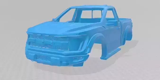 F-150 2022 3D print body car