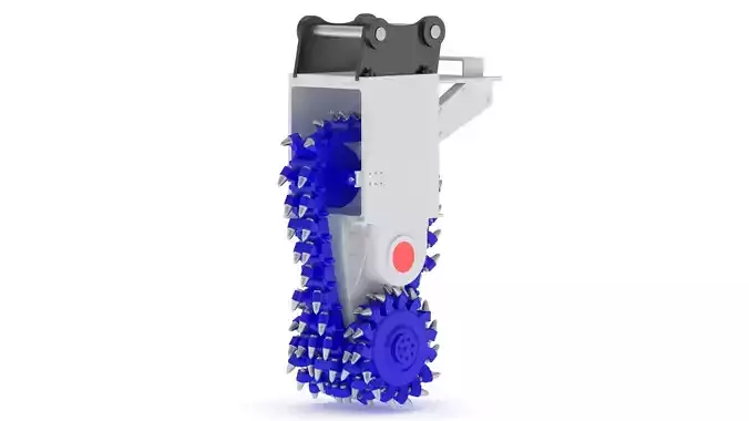 Chain Cutters For Excavator 3D model