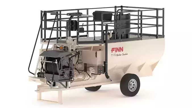 FINN T170 Hydroseeder 3D model