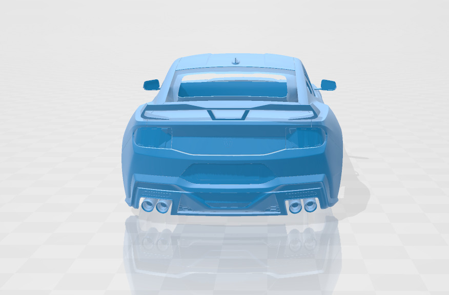 Mustang Dark Horse 2024 - Body Car for 3D Printing 3D print model_3