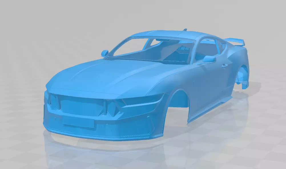 Mustang Dark Horse 2024 - Body Car for 3D Printing 3D print model_0