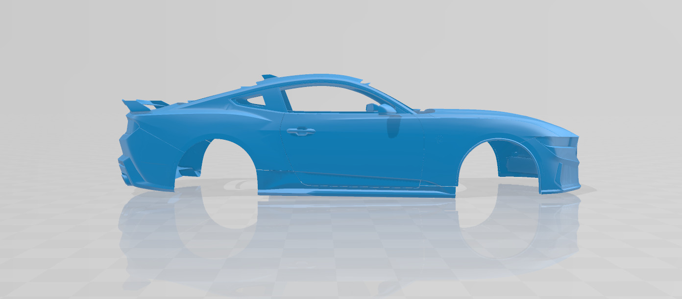 Mustang Dark Horse 2024 - Body Car for 3D Printing 3D print model_5