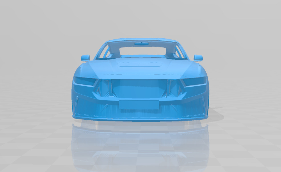 Mustang Dark Horse 2024 - Body Car for 3D Printing 3D print model_7