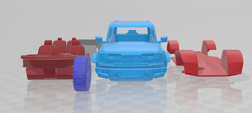 Bronco Two - Door 2022 - 3D Printable Model  3D print model_5