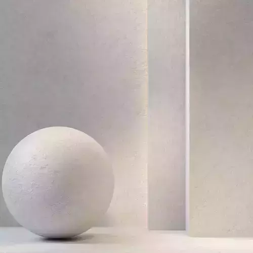 White Material Stucco Plaster Set 15 - 4k