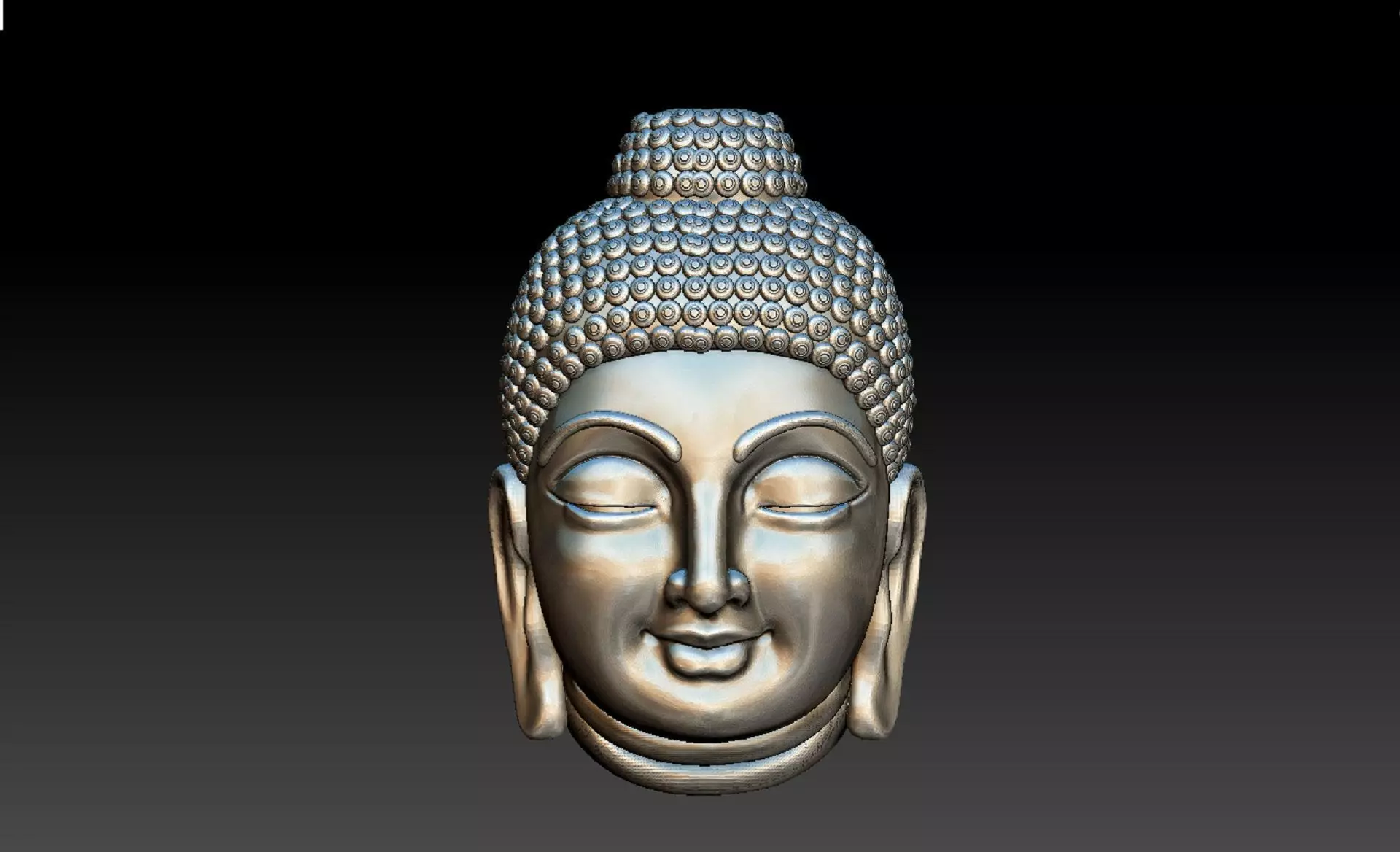 Buddha Head 3D print model