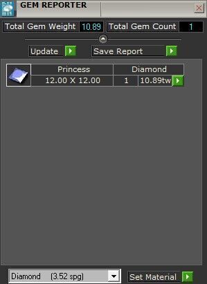 Princess Diamond Ring 3D print model_8