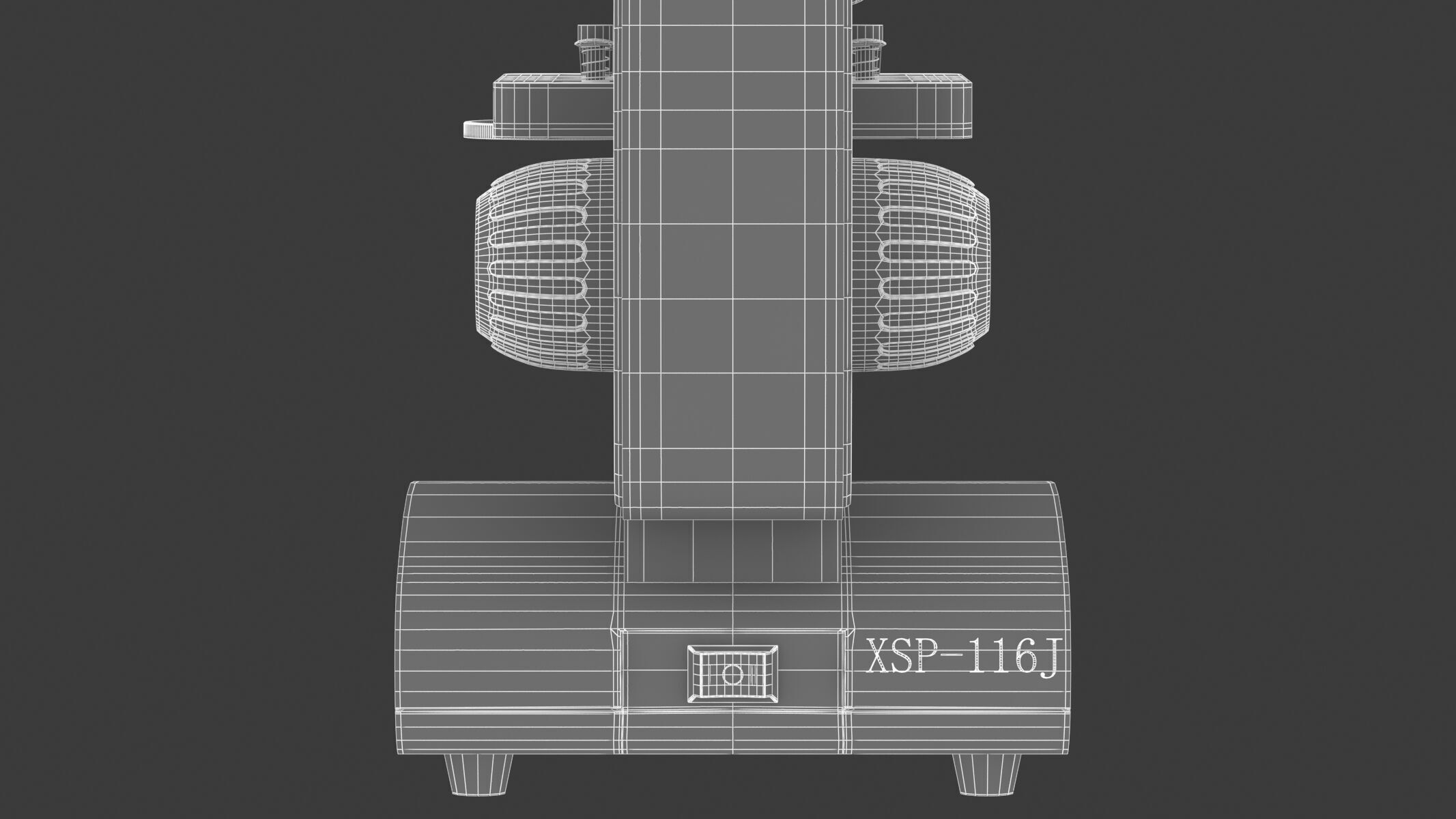 Medical Laboratory Microscope 3D model_35