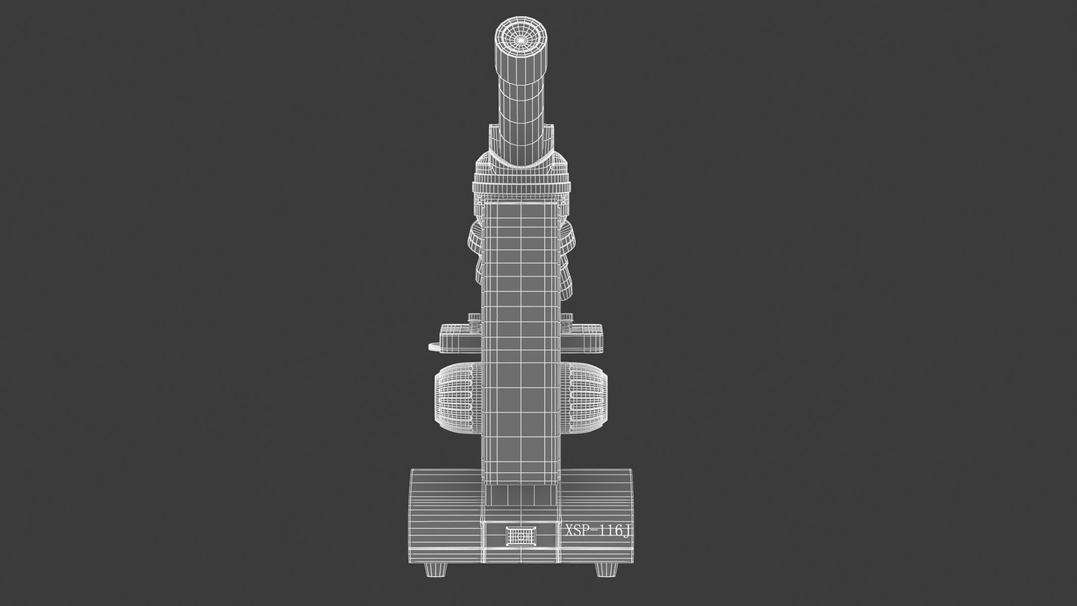 Medical Laboratory Microscope 3D model_25