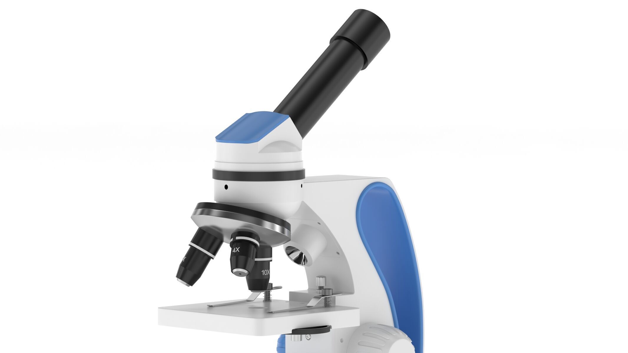 Medical Laboratory Microscope 3D model_10