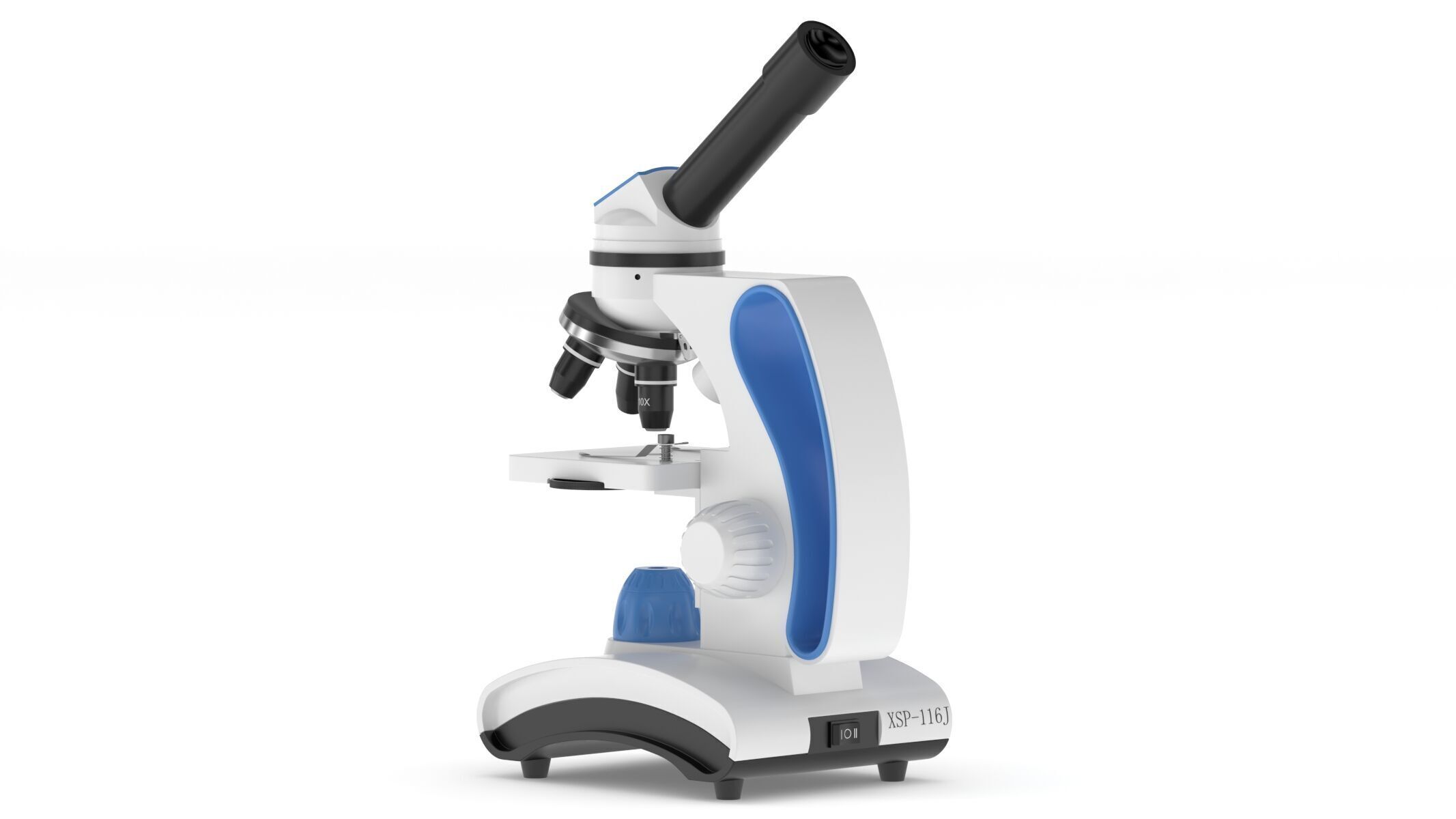 Medical Laboratory Microscope 3D model_6