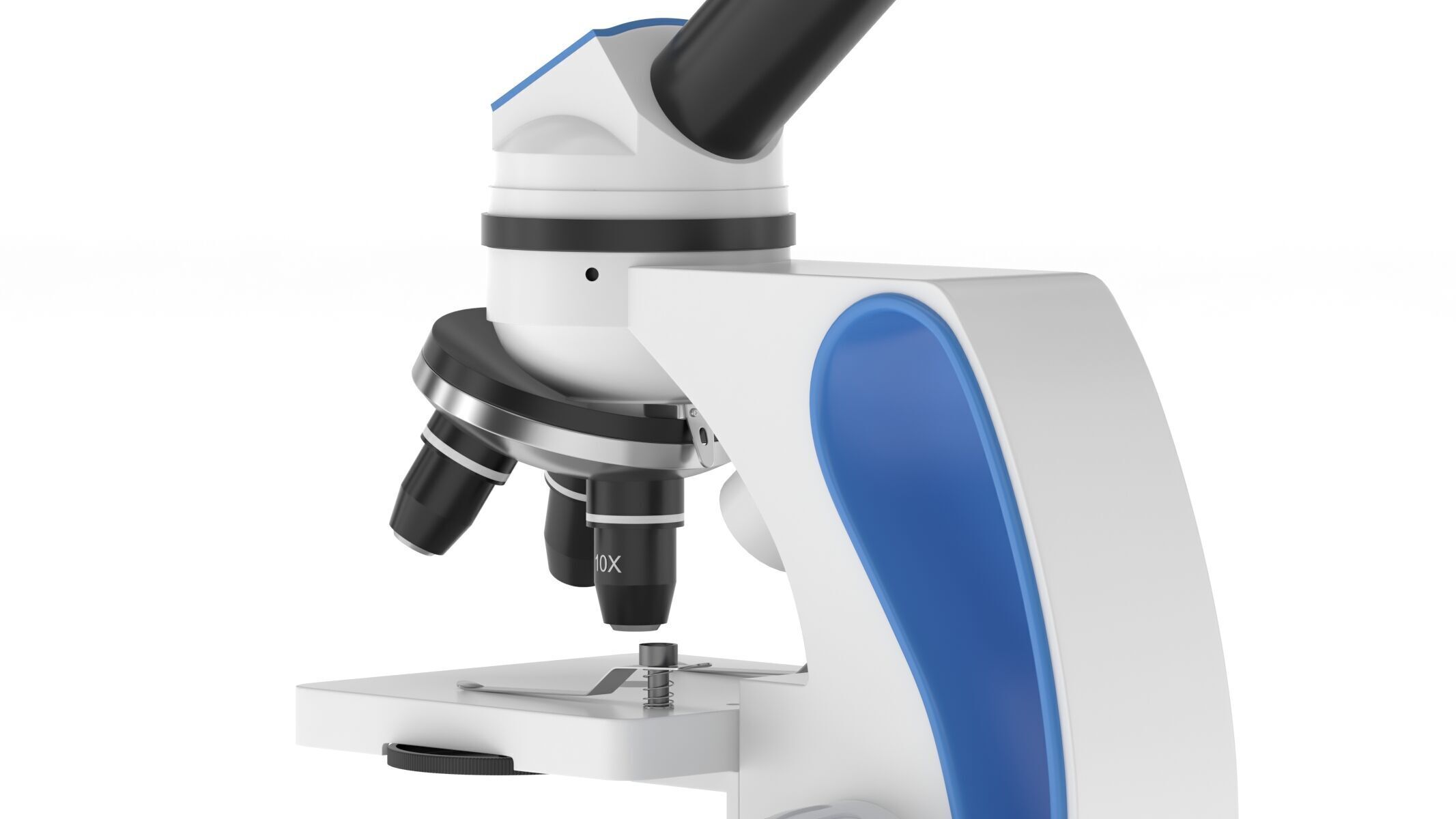 Medical Laboratory Microscope 3D model_16