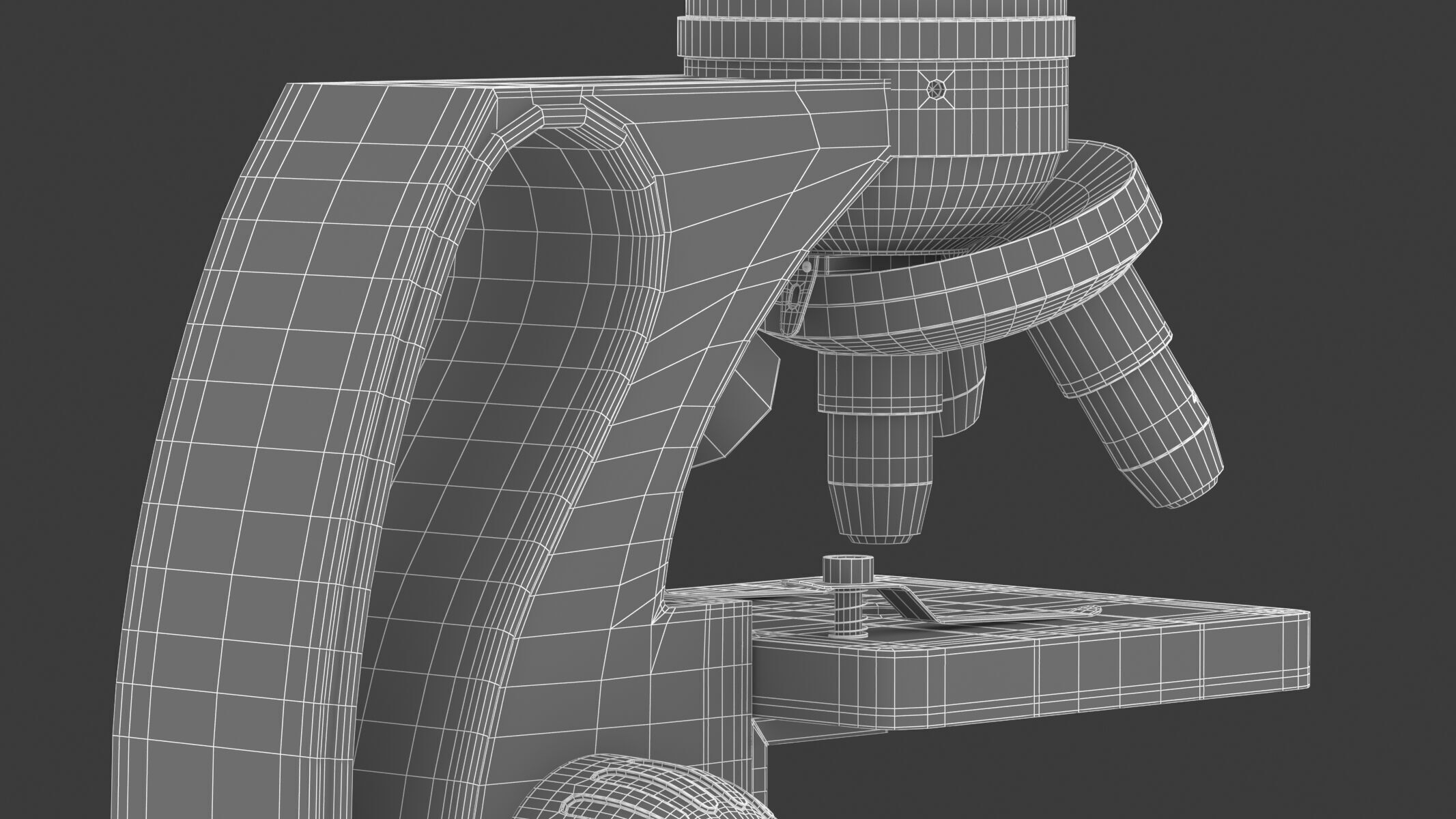 Medical Laboratory Microscope 3D model_34