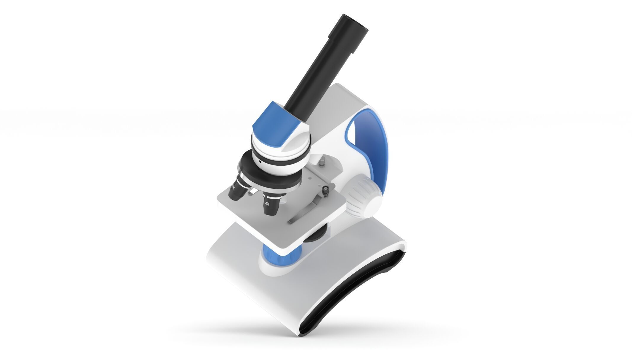 Medical Laboratory Microscope 3D model_8