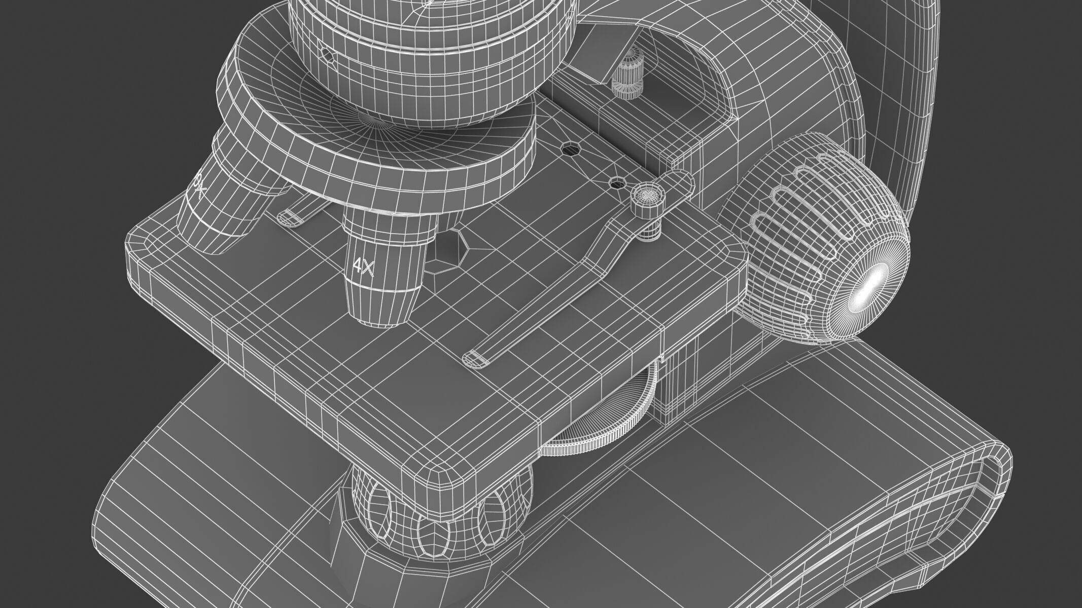 Medical Laboratory Microscope 3D model_38