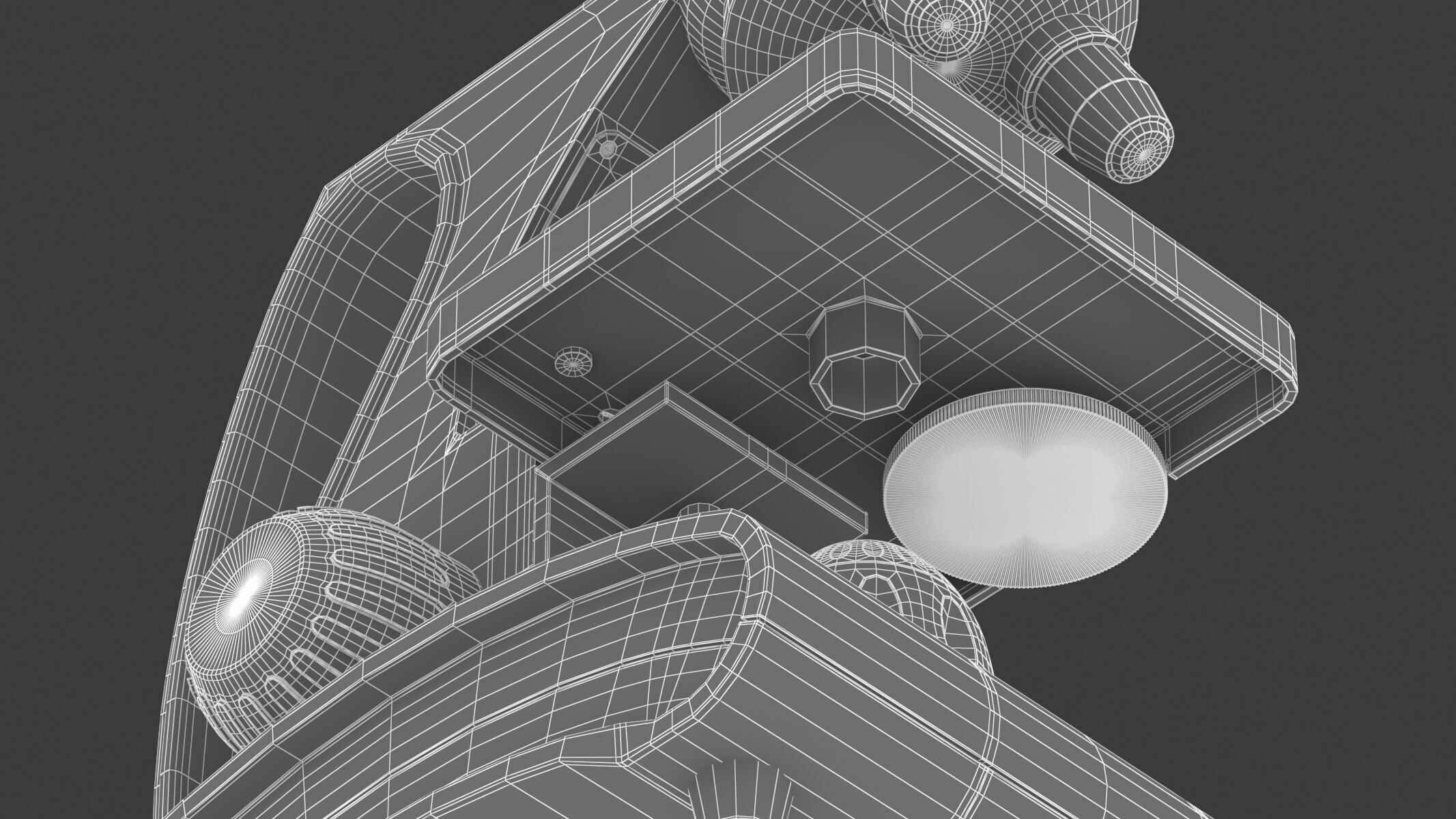 Medical Laboratory Microscope 3D model_39
