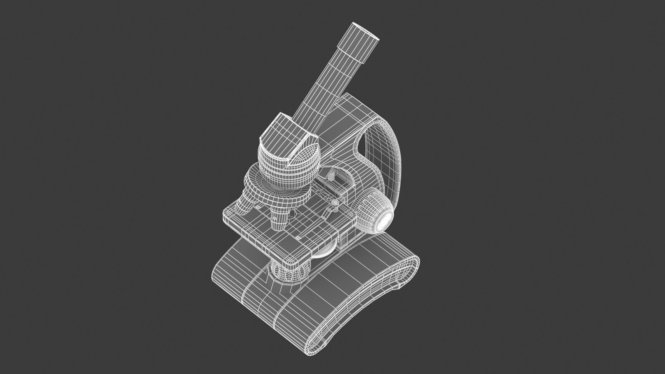 Medical Laboratory Microscope 3D model_28