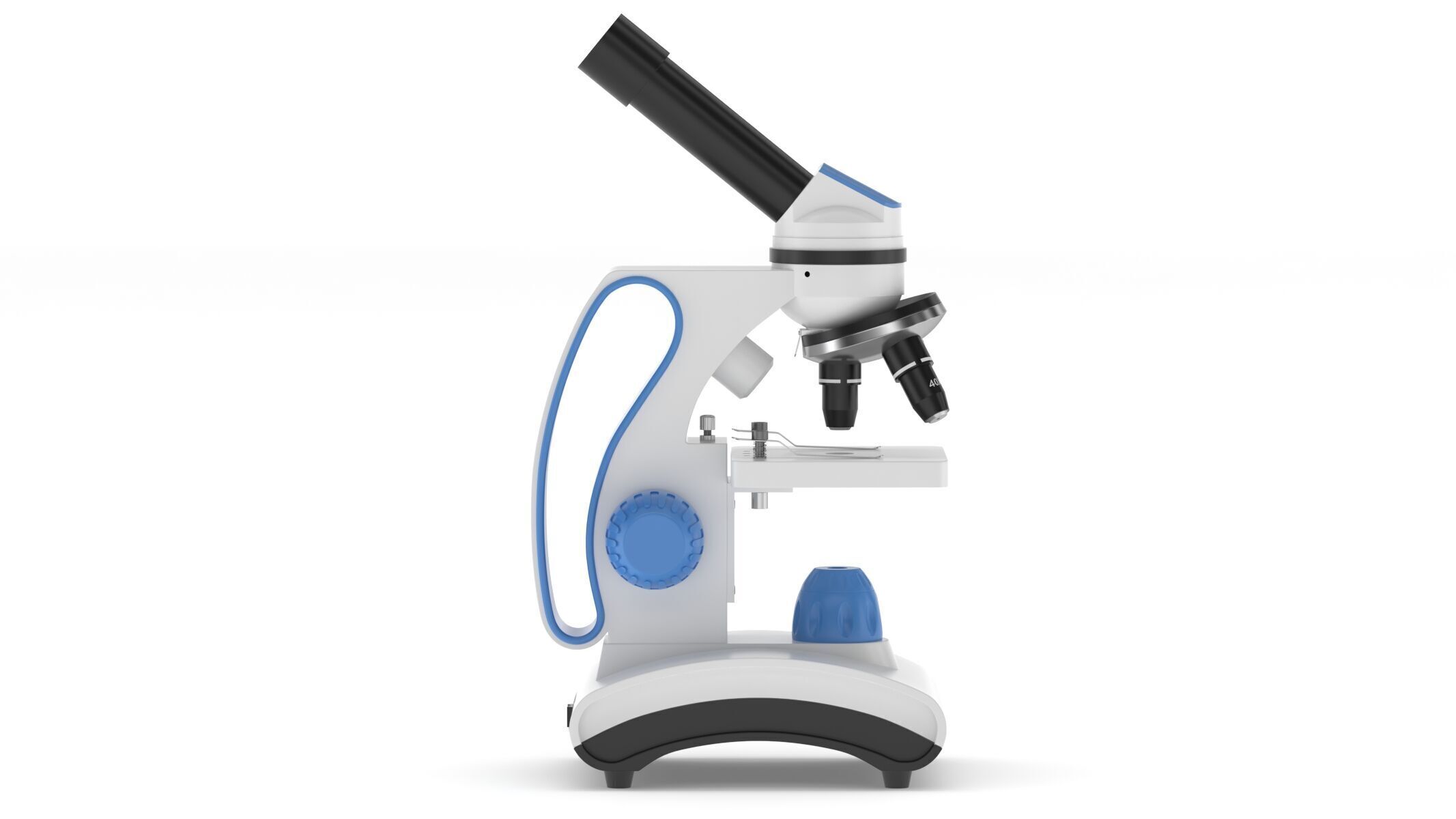 Medical Laboratory Microscope 3D model_3