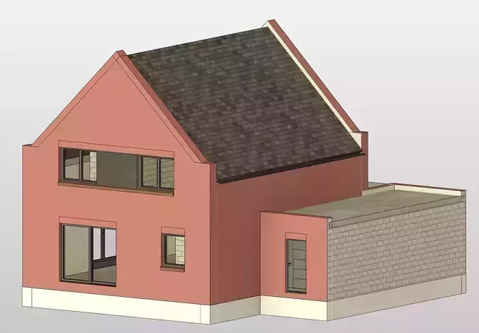 Deutsches Einfamilienhaus single-family house German