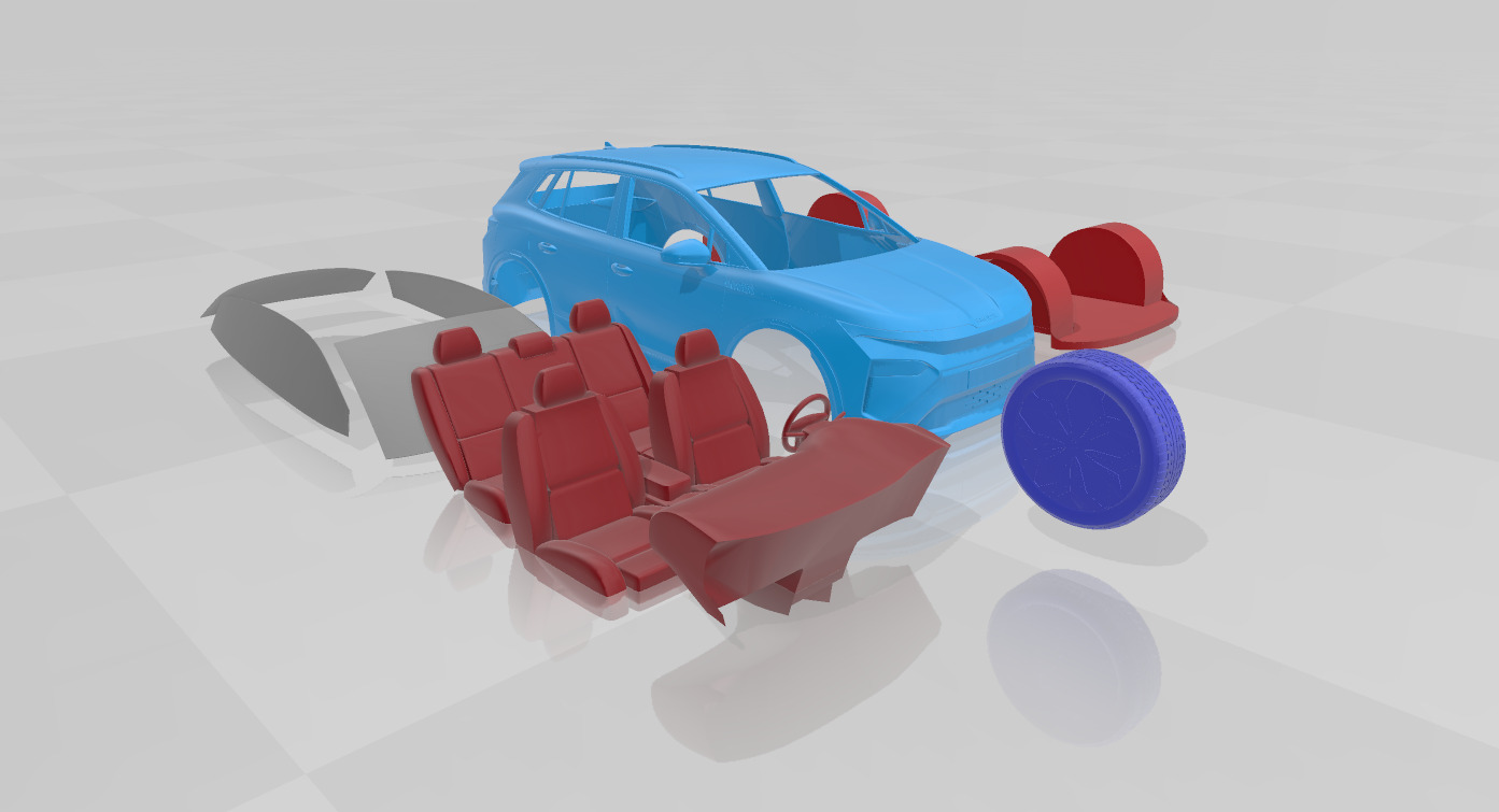 Skoda Elroq 2025 - Printable Car in Separate Parts 3D print model_5