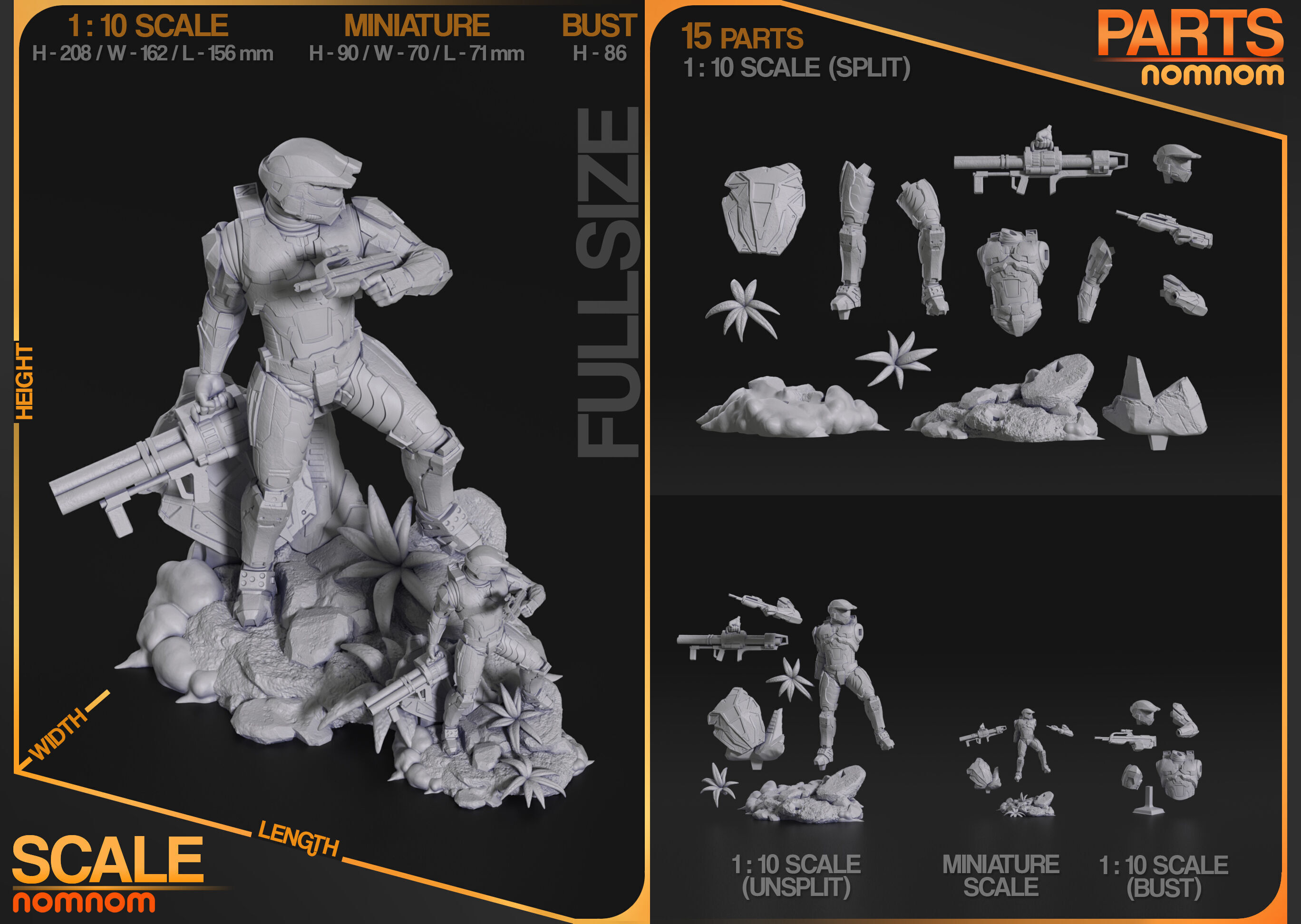 Master Chief - Halo 2 3D print model_3