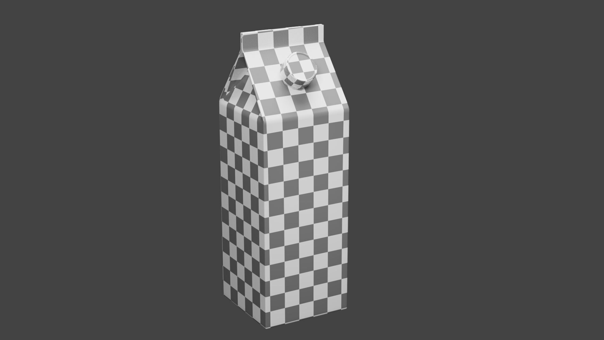 Realistic Orange Juice Carton and Glass 3D Model 3D model_5