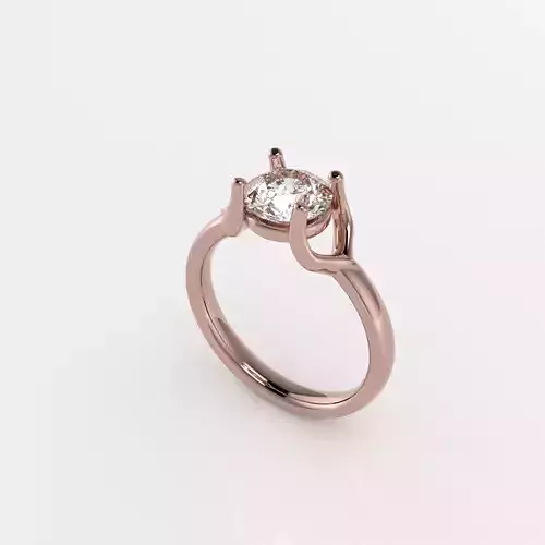 Diapason Solitaire - One and a half carat Round