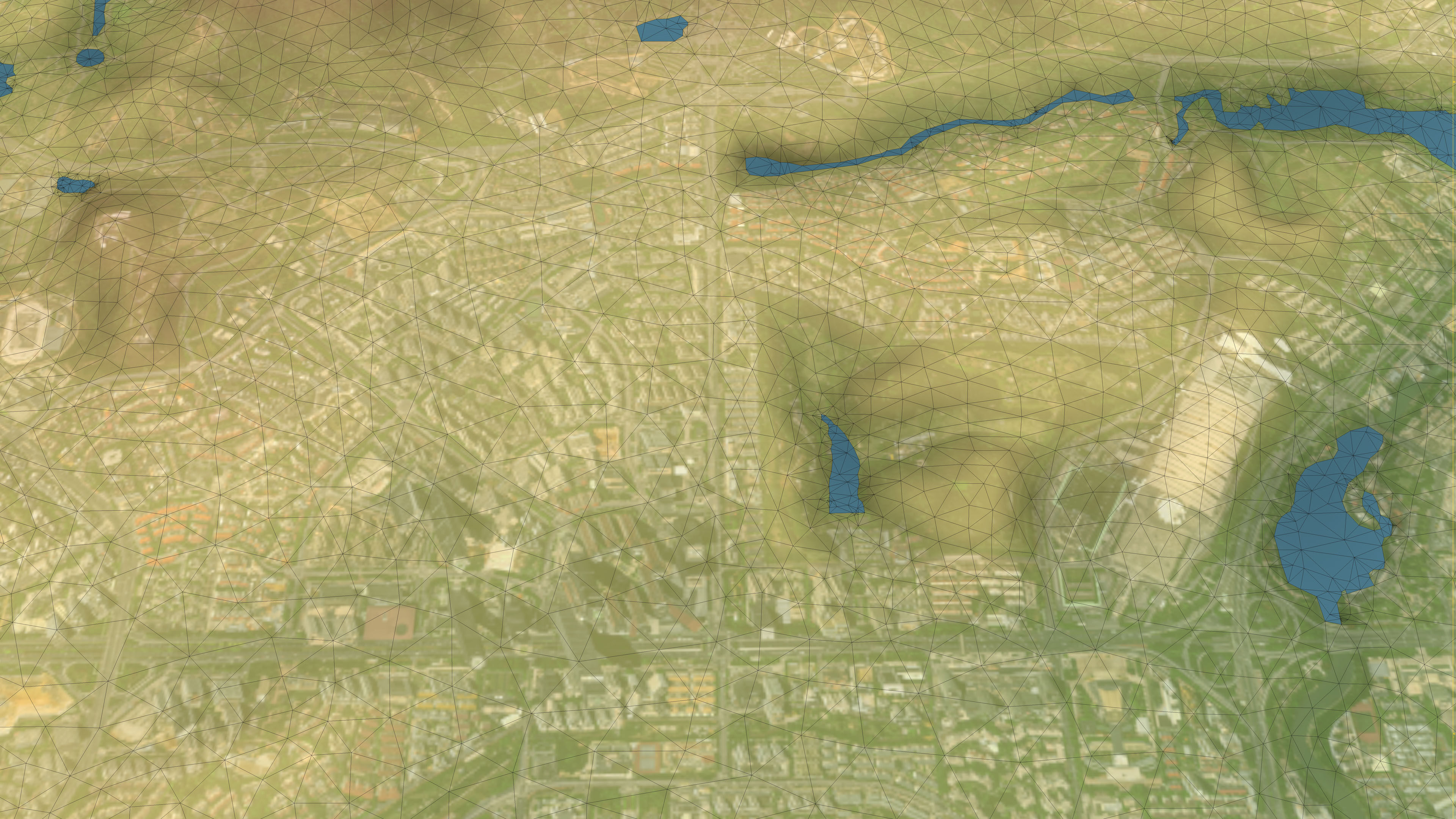Nanning - Topography Terrain Low-poly 3D model_14