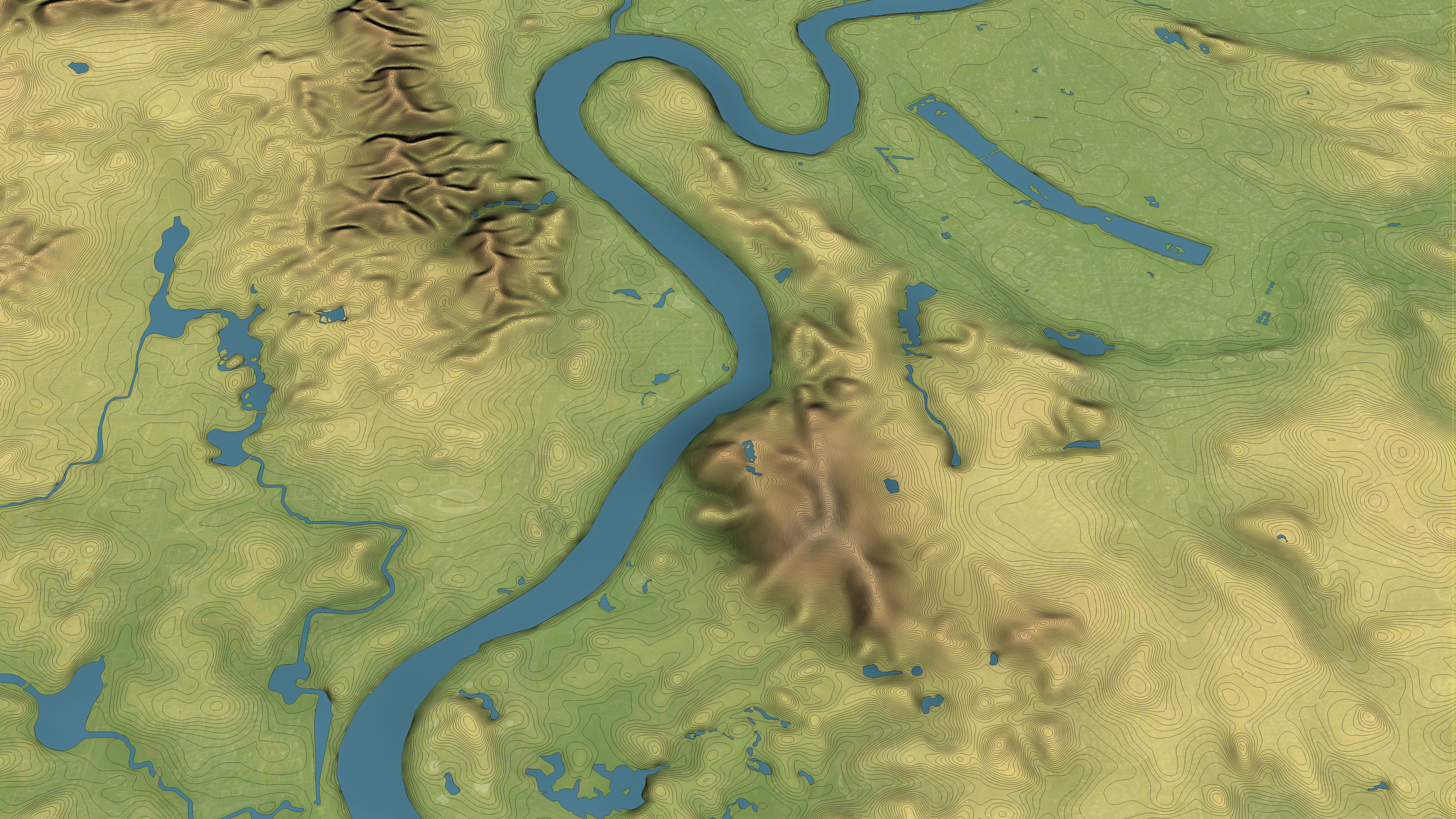 Nanning - Topography Terrain 3D Model 3D Model Collection_17