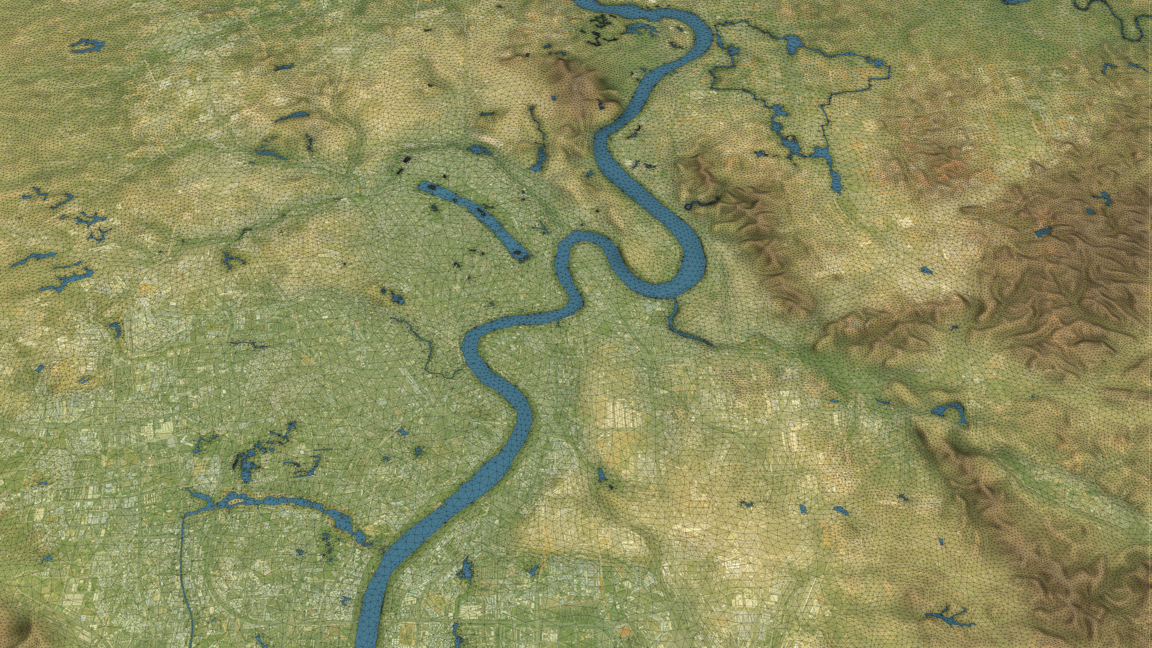 Nanning - Topography Terrain 3D Model 3D Model Collection_32