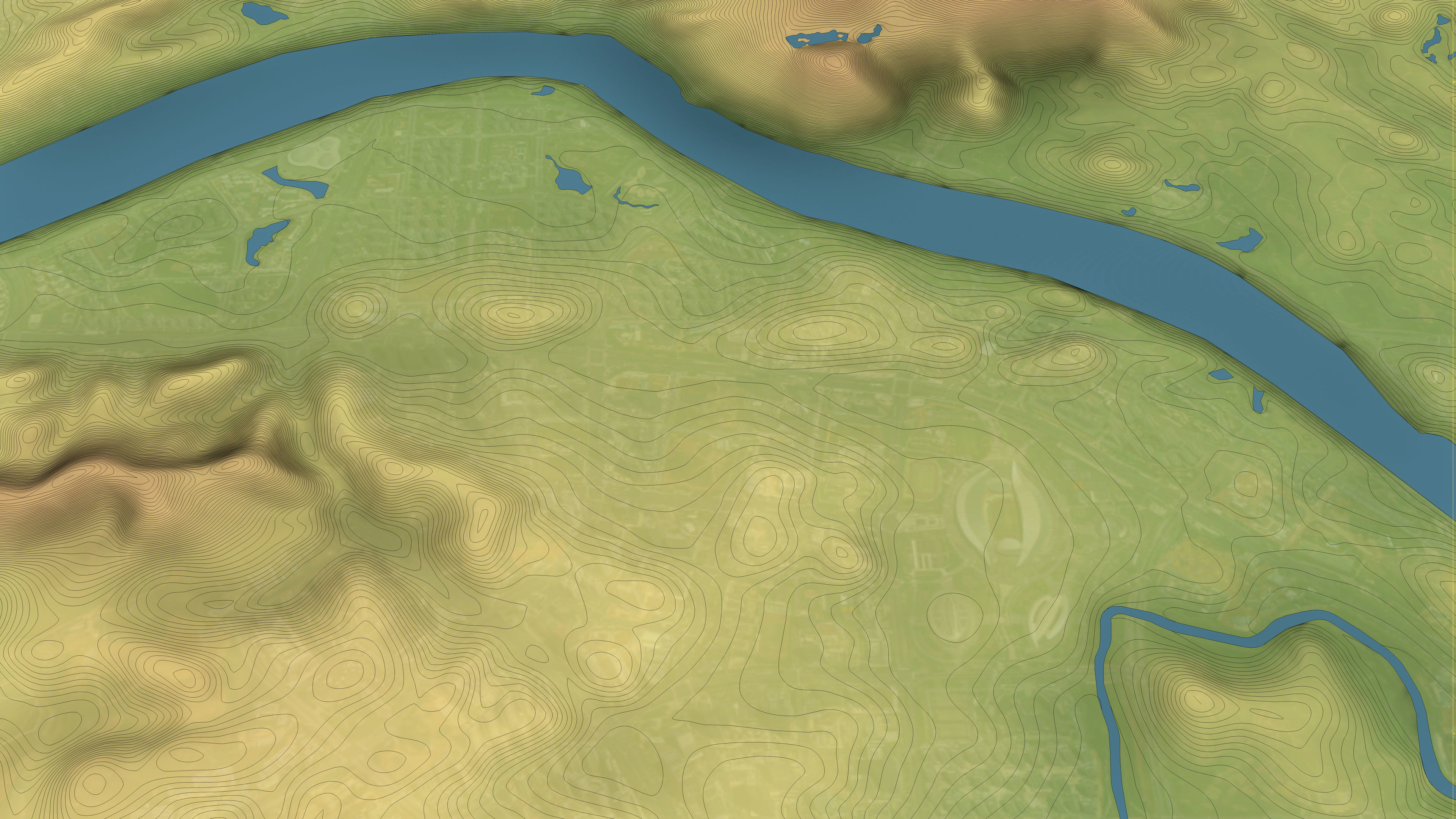 Nanning - Topography Terrain 3D Model 3D Model Collection_25