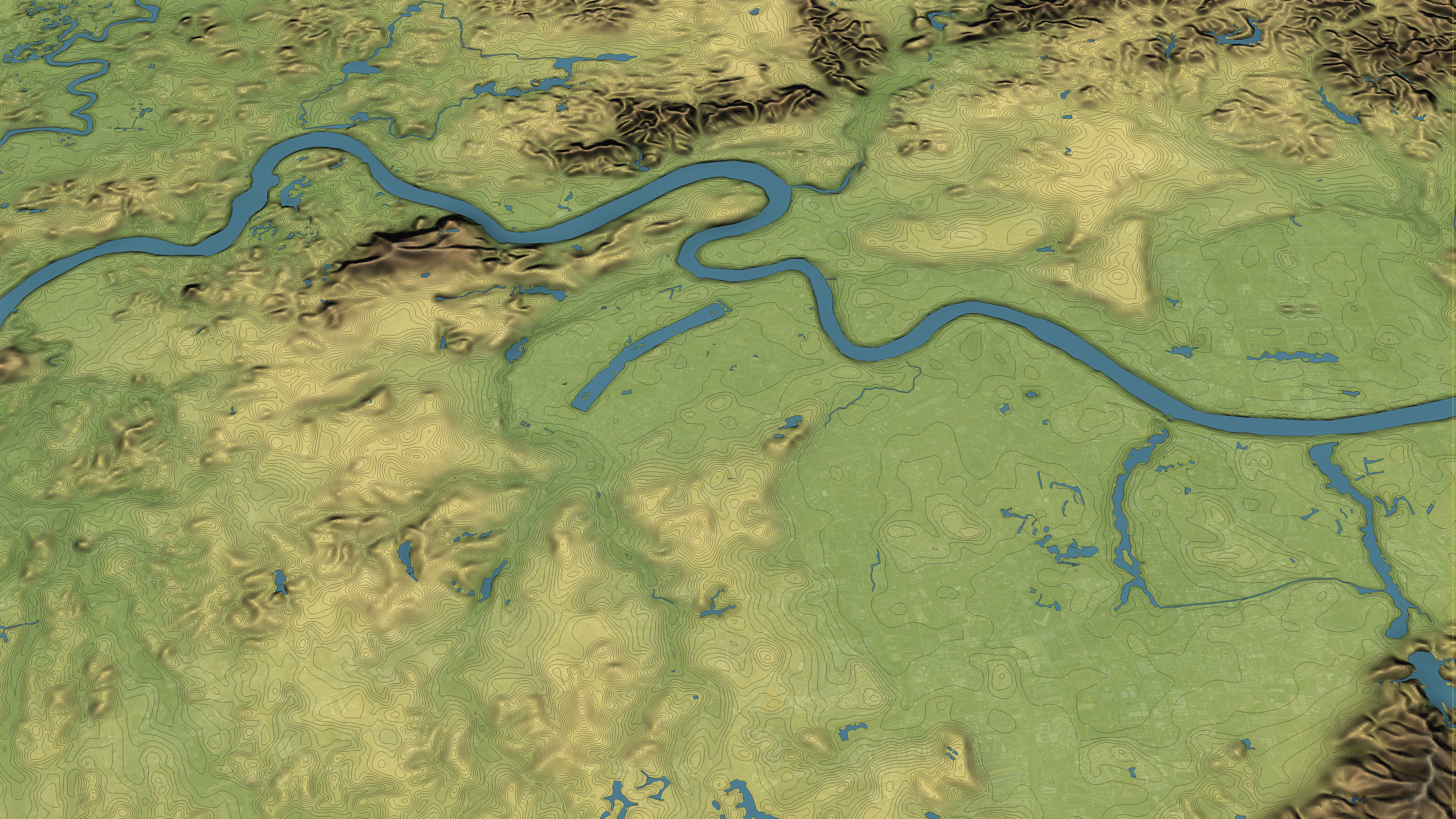 Nanning - Topography Terrain 3D Model 3D Model Collection_37