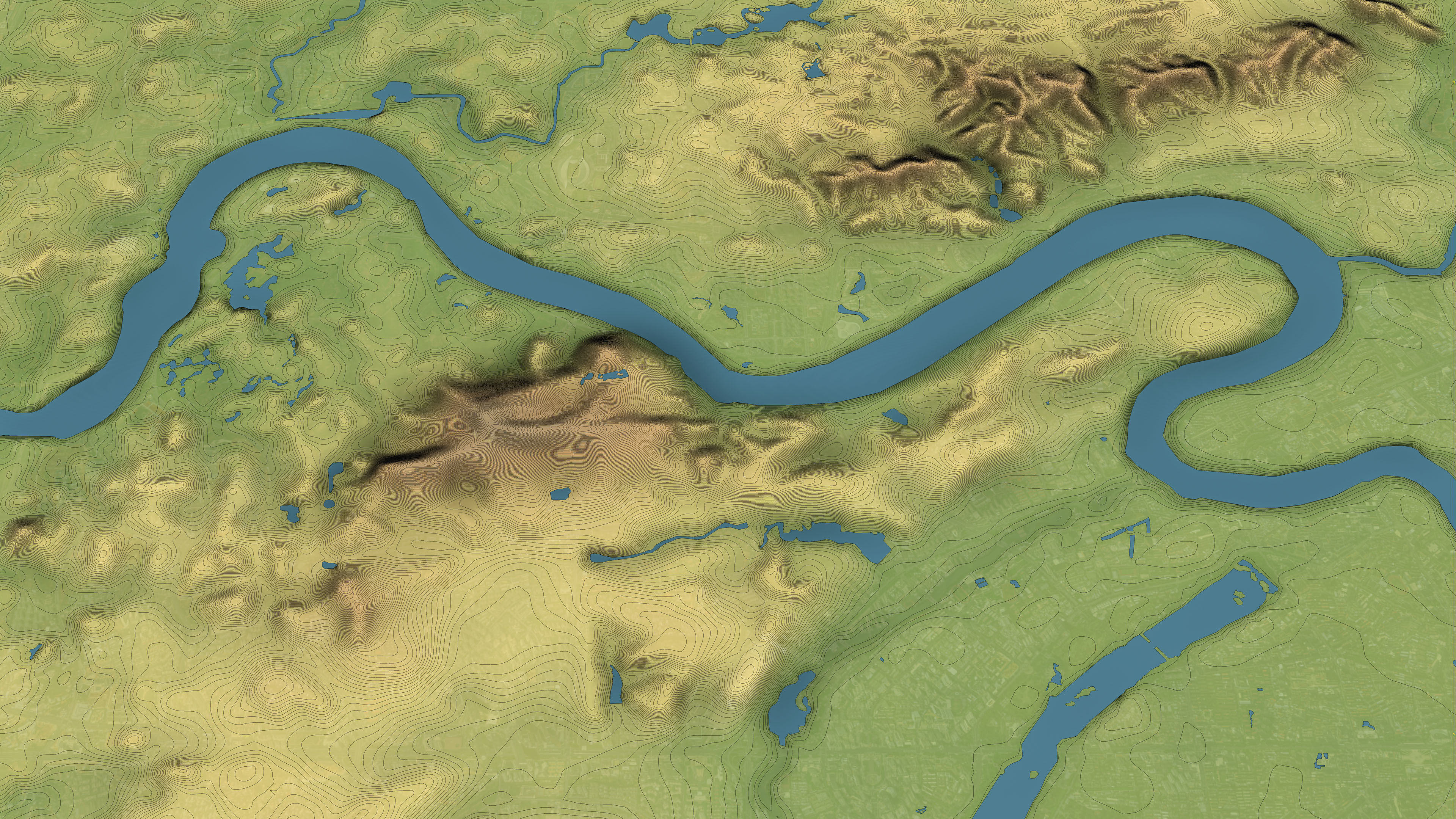 Nanning - Topography Terrain 3D Model 3D Model Collection_13