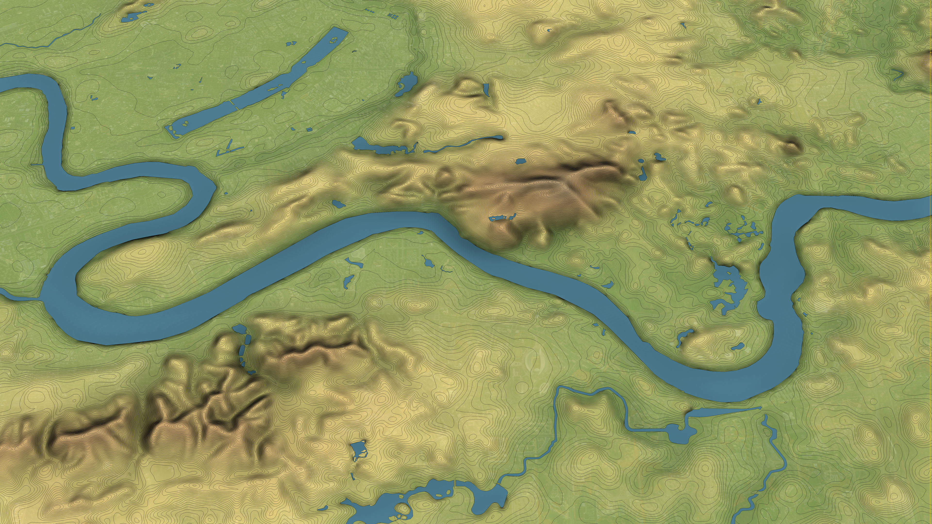 Nanning - Topography Terrain 3D Model 3D Model Collection_5